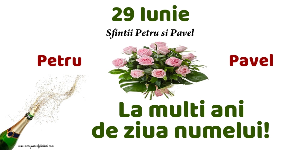29 Iunie - Sfintii Petru si Pavel