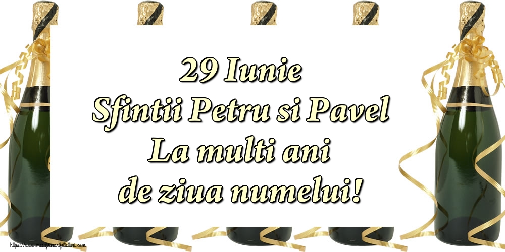 Felicitari de Sfintii Petru si Pavel - 29 Iunie Sfintii Petru si Pavel La multi ani de ziua numelui! - mesajeurarifelicitari.com