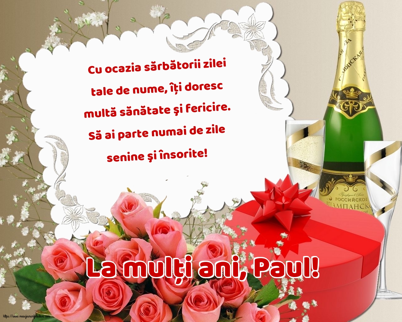 Sfintii Petru si Pavel La mulți ani, Paul!
