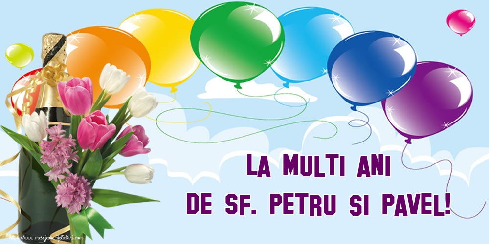 La multi ani de Sf. Petru si Pavel!