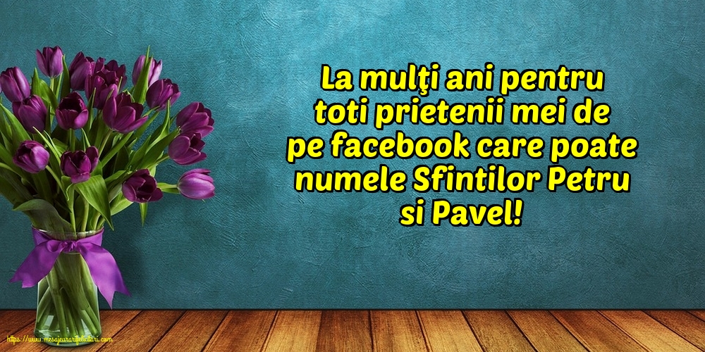 La mulţi ani pentru toti prietenii mei