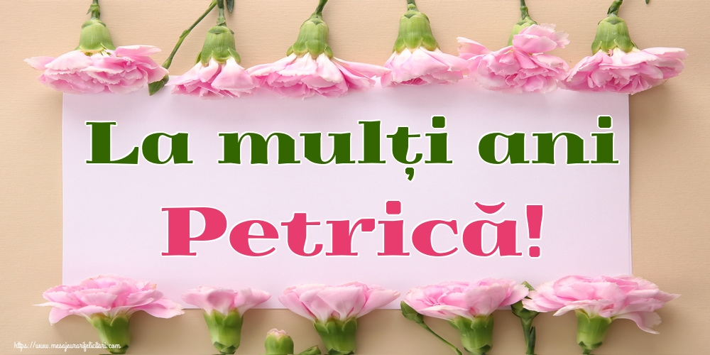 La mulți ani Petrică!