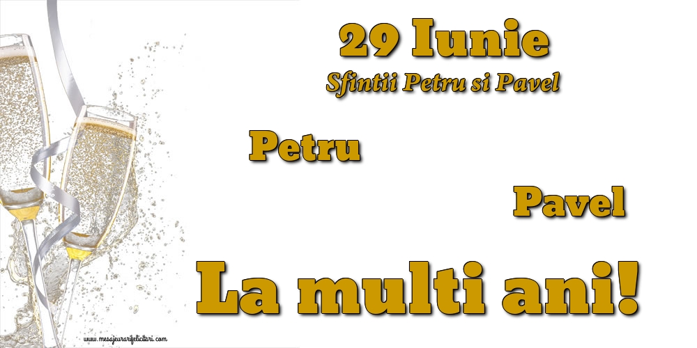 29 Iunie - Sfintii Petru si Pavel
