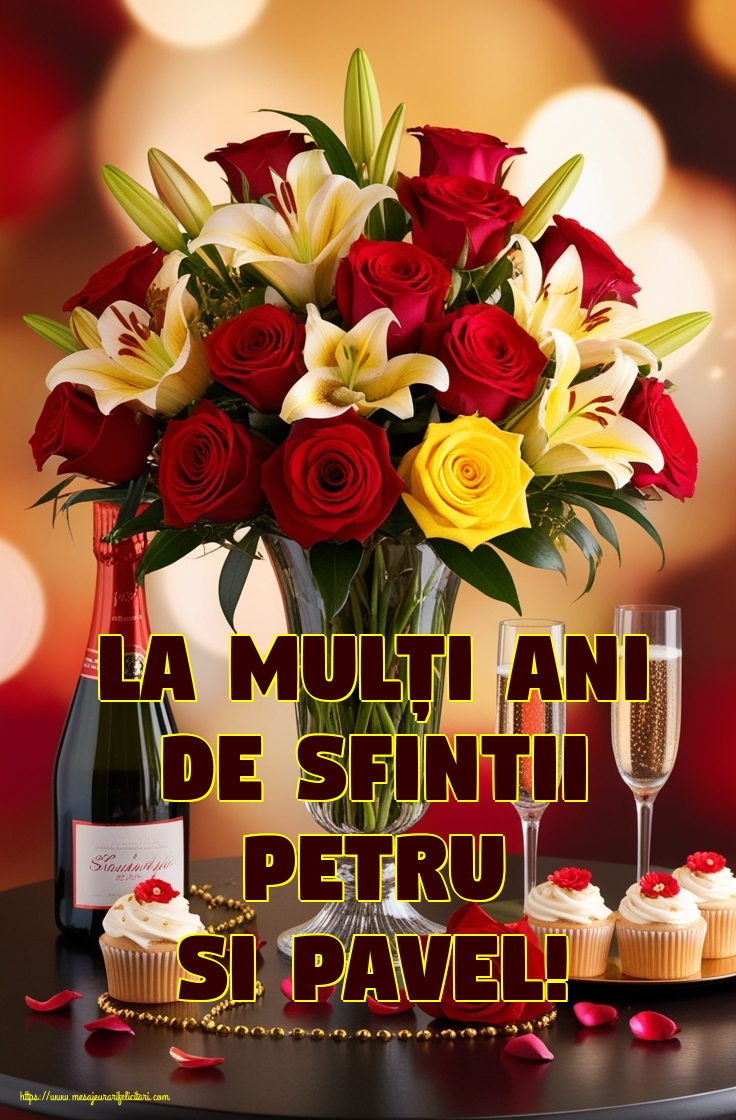 La mulți ani de Sfintii Petru si Pavel!