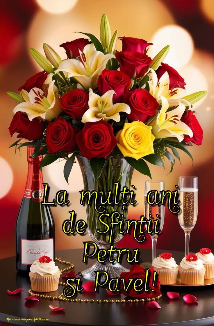 La mulți ani de Sfintii Petru si Pavel!