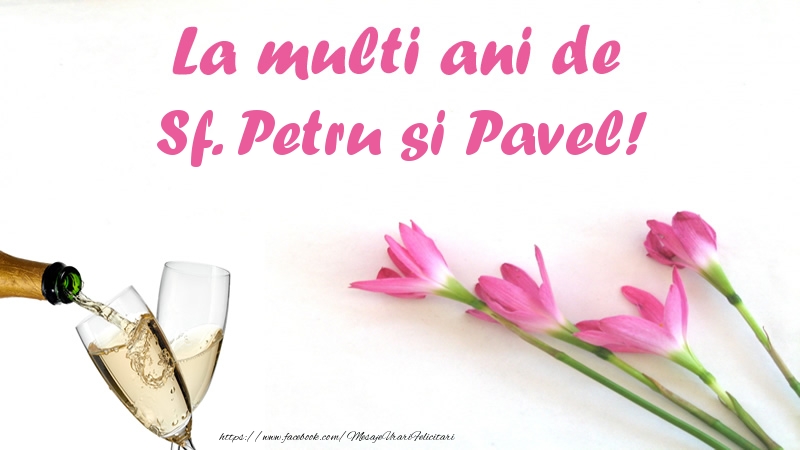 La multi ani de Sf. Petru si Pavel!