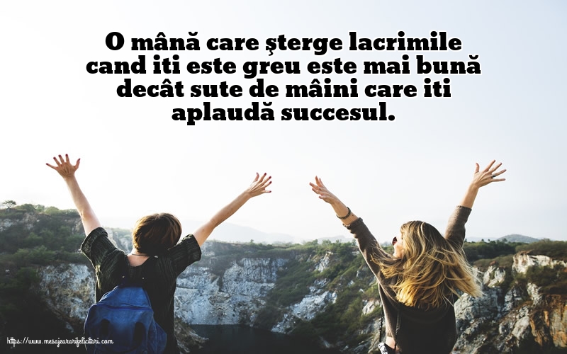 Mesaj pentru prieteni