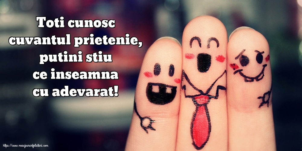 Prietenie Cuvantul prietenie