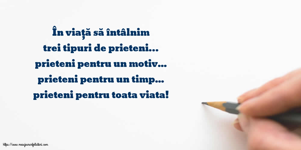 Prietenie Prieteni pentru toata viata!