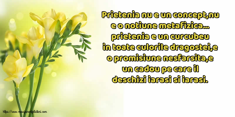 Prietenie Prietenia nu e un concept,nu e o notiune metafizica