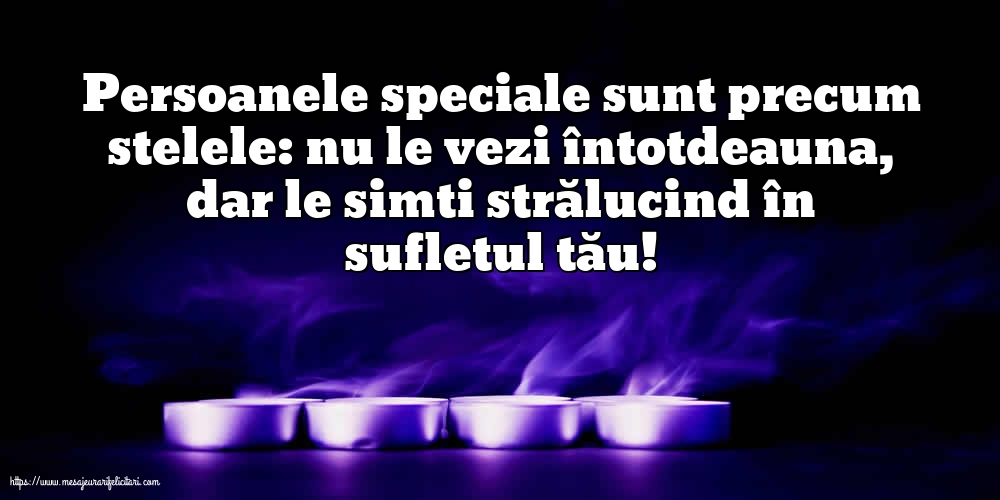 Persoanele speciale sunt precum stelele