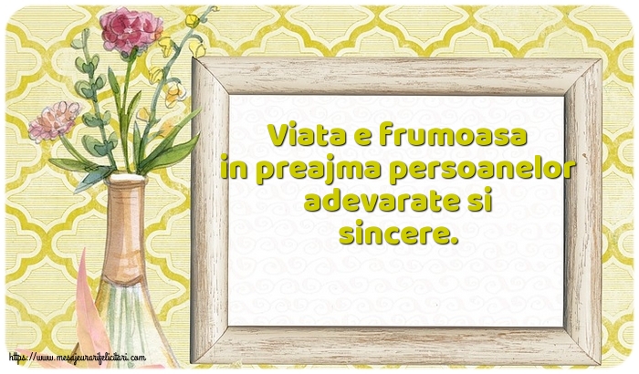 Prietenie Viata e frumoasa