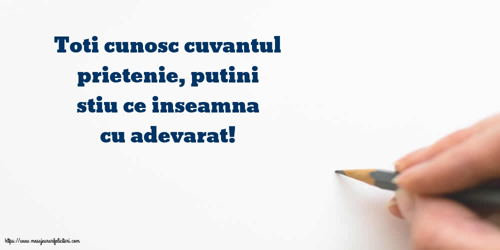 Prietenie Cuvantul prietenie