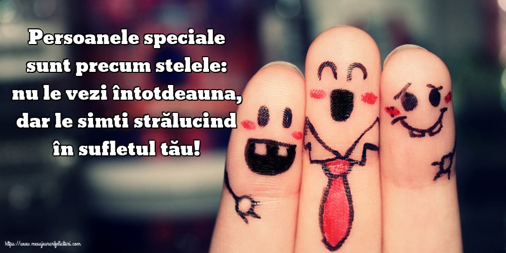 Persoanele speciale sunt precum stelele
