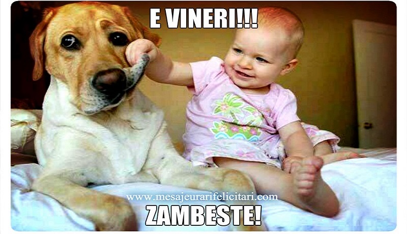 E vineri, zambeste!