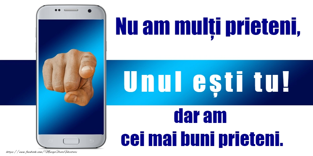 Nu am mulți prieteni
