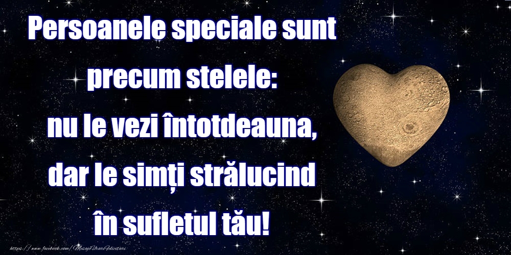 Persoanele speciale sunt precum stelele