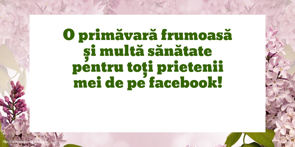 Felicitari de Primavara - O primăvară frumoasă! - mesajeurarifelicitari.com