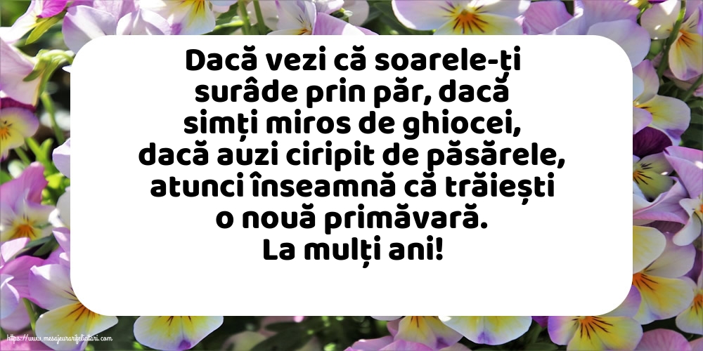 Primavara La mulți ani!