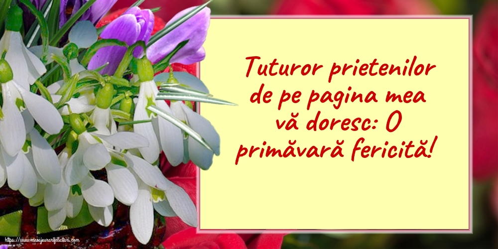 O primăvară fericită!