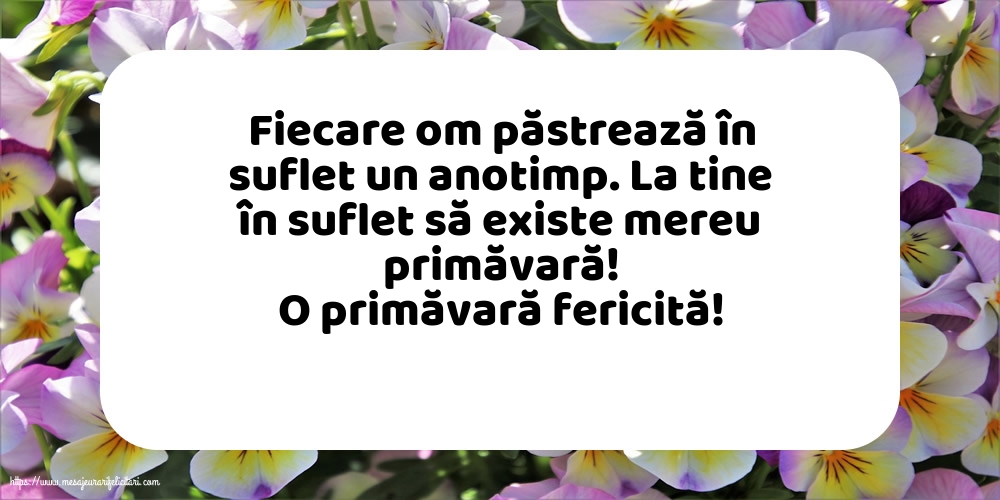 O primăvară fericită!