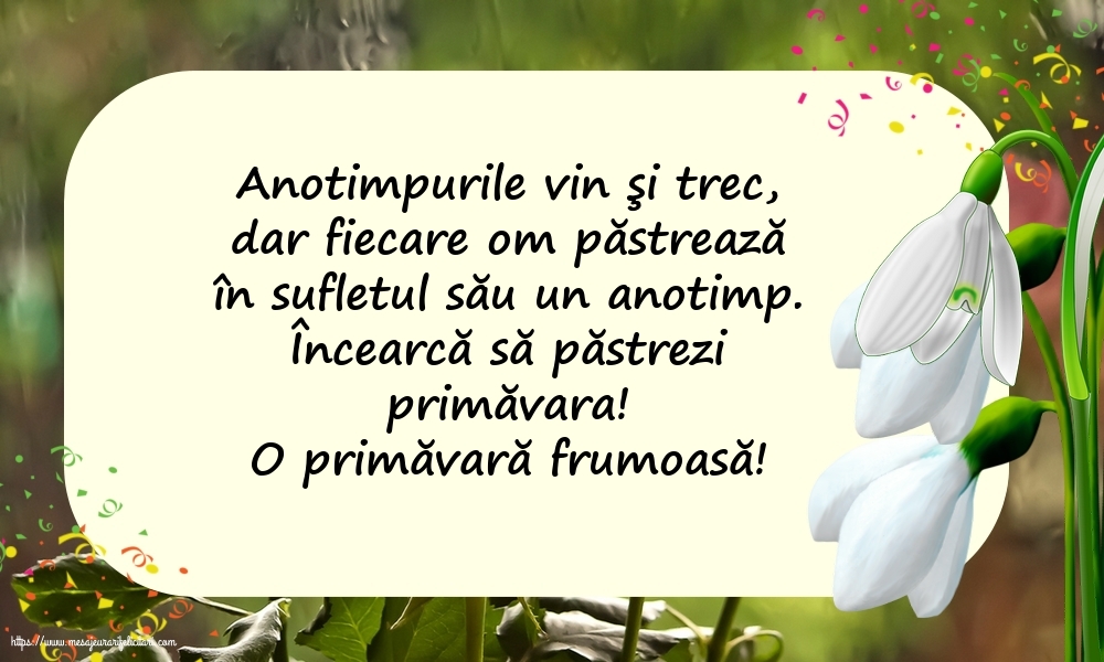 O primăvară frumoasă!