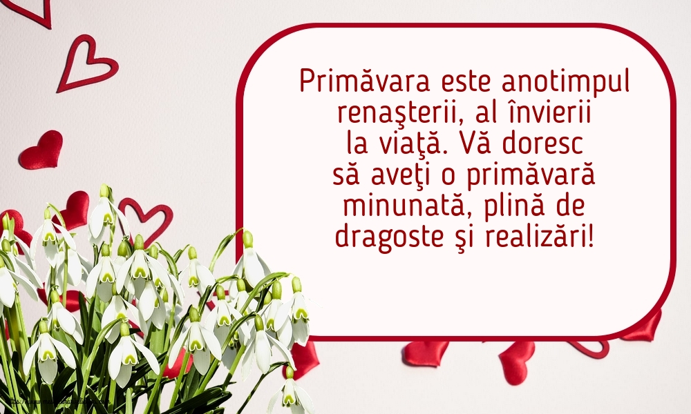 O primăvară minunată!