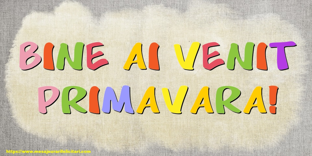 Bine ai venit, primavara!