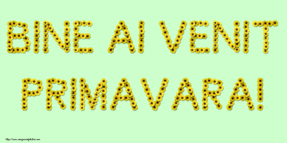 Bine ai venit, primavara!