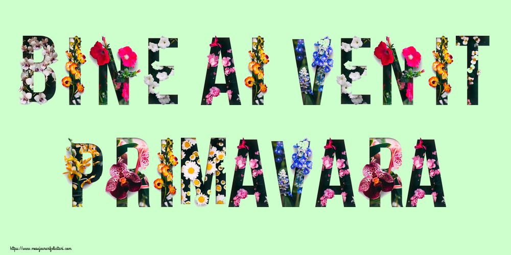 Bine ai venit, primavara!