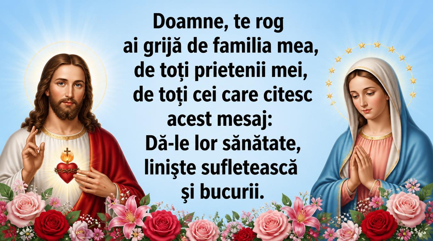 felicitare pentru cumatri Doamne, te rog ai grijă de familia mea