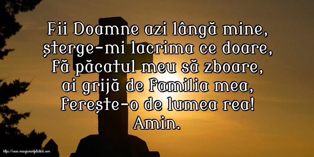 Religioase Fii Doamne azi lângă mine