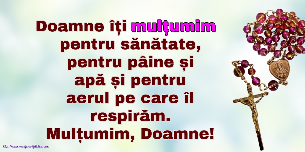 Religioase Mulțumim, Doamne!