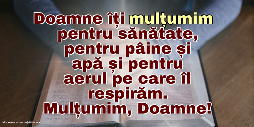 Religioase Mulțumim, Doamne!