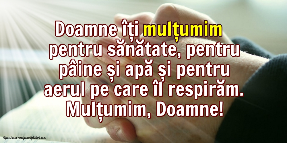 Religioase Mulțumim, Doamne!