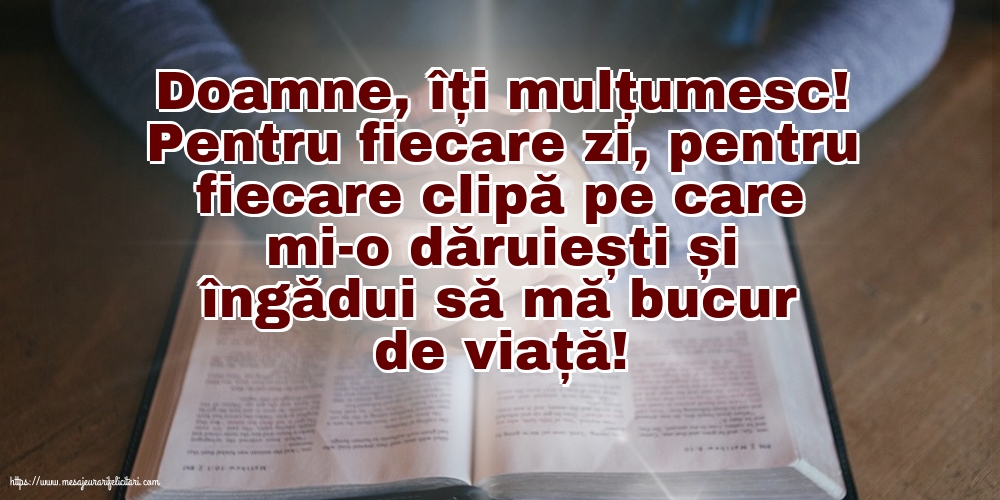 Religioase Doamne, îți mulțumesc!