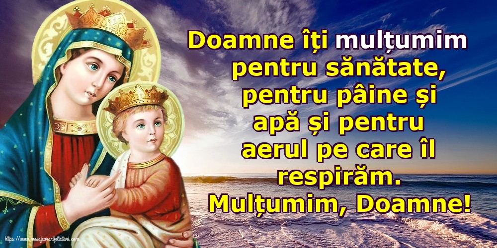 Religioase Mulțumim, Doamne!