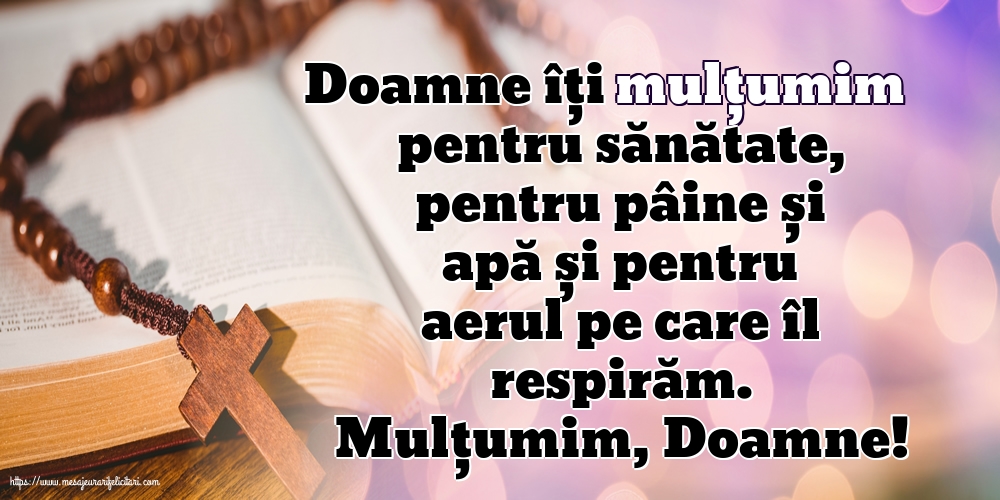 Religioase Mulțumim, Doamne!