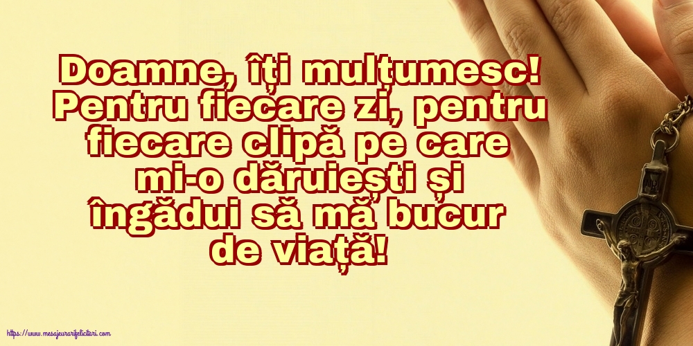 Religioase Doamne, îți mulțumesc!