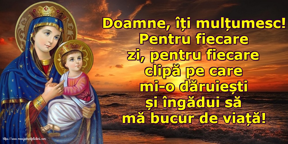 Religioase Doamne, îți mulțumesc!
