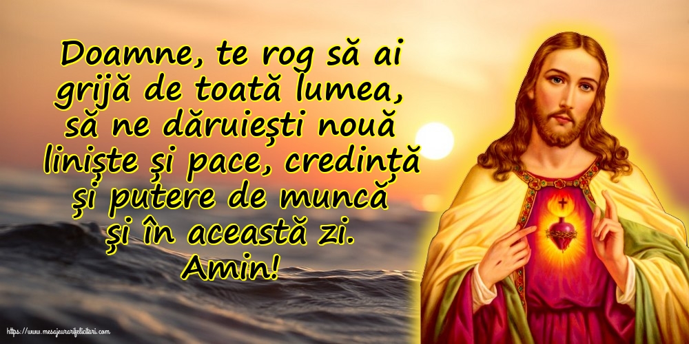 Religioase Doamne, te rog să ai grijă de toată lumea!