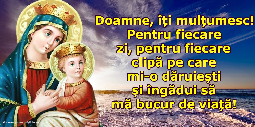 Religioase Doamne, îți mulțumesc!
