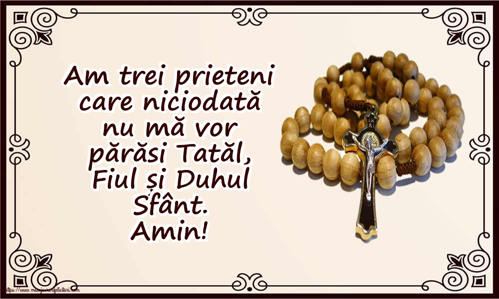 Religioase Amin! Tatăl, Fiul și Duhul Sfânt