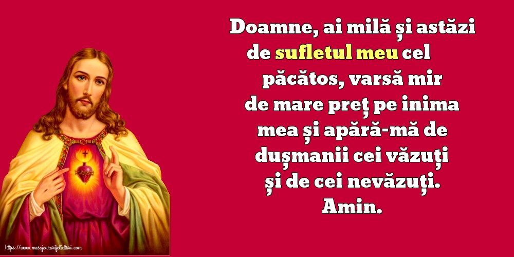 Religioase Doamne, ai milă și astăzi de sufletul meu cel păcătos!