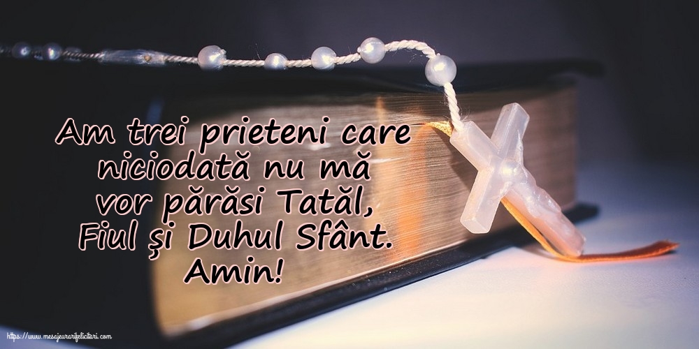 Religioase Amin! Tatăl, Fiul și Duhul Sfânt