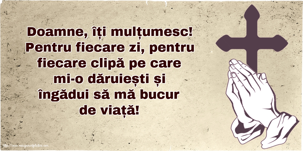 Religioase Doamne, îți mulțumesc!