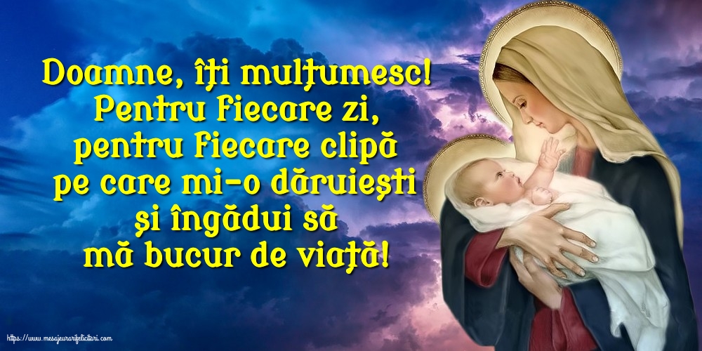 Religioase Doamne, îți mulțumesc!