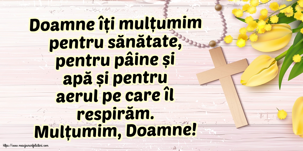 Religioase Mulțumim, Doamne!