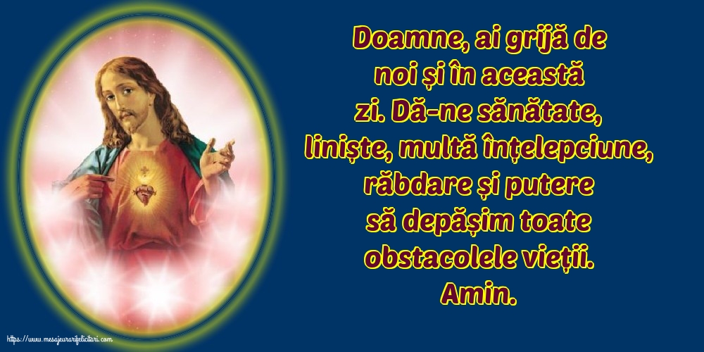 Religioase Doamne, ai grijă de noi și în această zi!