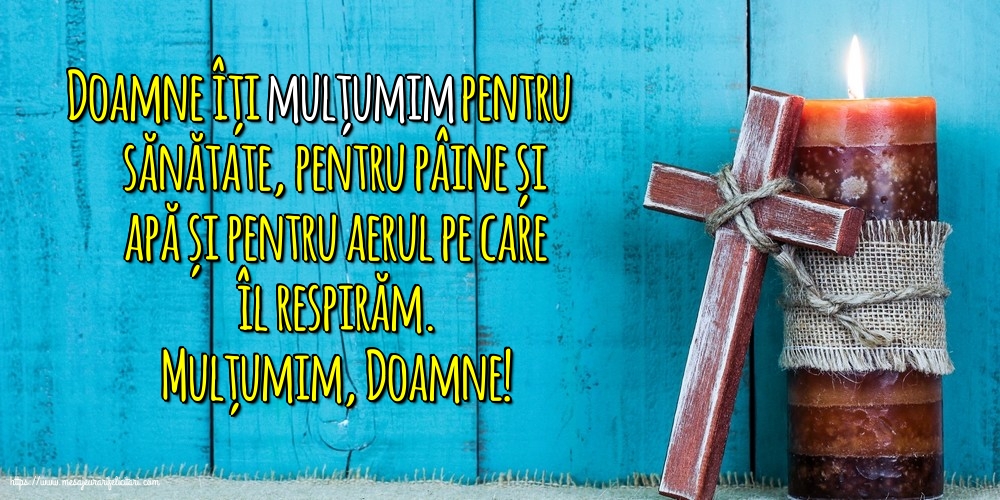 Religioase Mulțumim, Doamne!